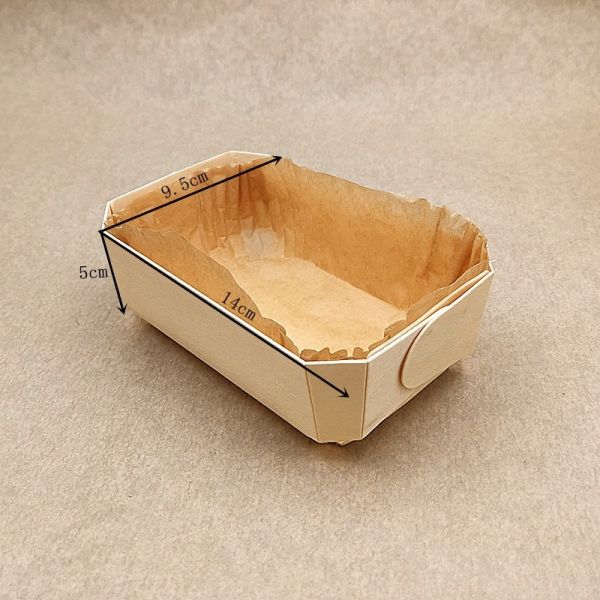 Loaf Tin Liner Rectanular Baking Paper Cups Greaseproof Disposable Muffin Liners
