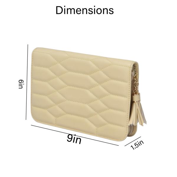 Vegan Leather Jewelry Travel Bag Storage Organizer Case 9x6x1.5