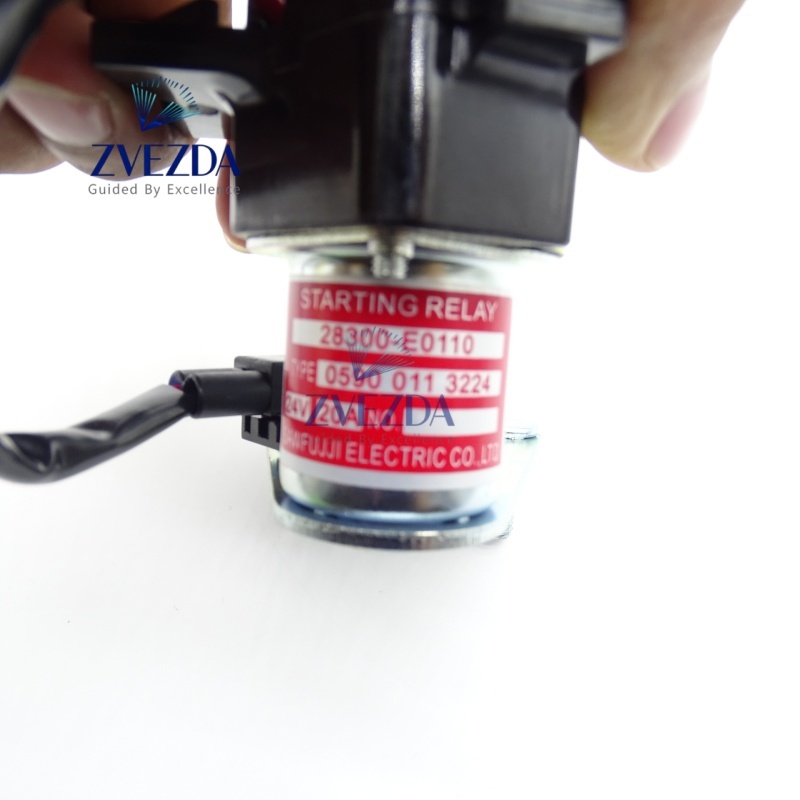 24V 12V Suzuki Starter Solenoid Relay 28300-E0110 Fit SK200-8 SK250-8 SK330-8 ODM