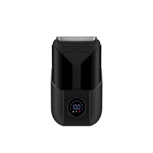 5V Power Twin Blade Electric Razor with Plastic Housing for Men's Body Shaving