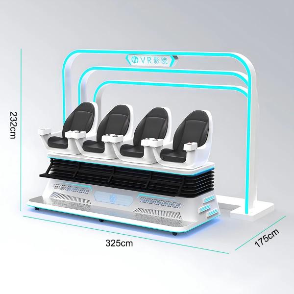 Actualice sus noches de cine con VR Cinema 260 * 240 * 250cm Tamaño del producto 1080 X 1200 Resolución por ojo y amantes de las películas