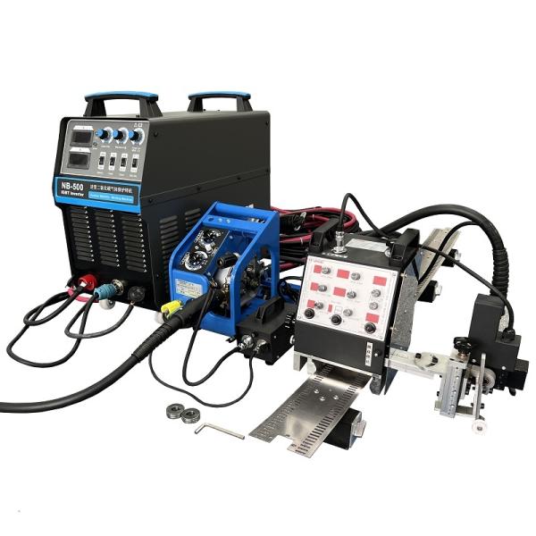 Portable pipe orbital welding machine for tank girth and vertical welding