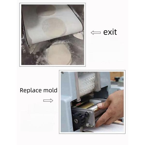 Round or Square Dough Sheet Machine for Merchants Dual Dumpling Wrapper Making Machine