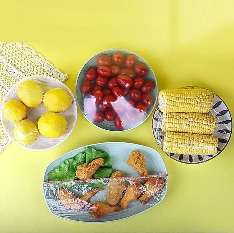 Various Sizes Disposable PE Bowl Cover for Refrigerator to Keep Food Fresh and Healthy