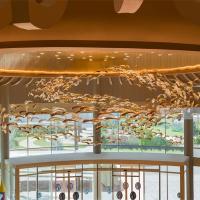 Glaze Art Ocean Theme Glass Fish Chandelier Chandelier criativo decorativo