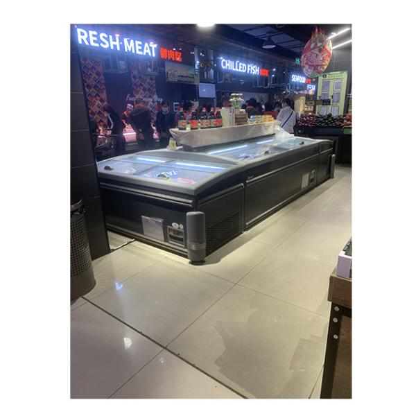 Supermarket Seafood/Frozen Products/Meatballs/Food Frozen Storage Island Cabinet Freezer