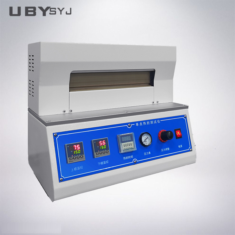 UP-5018 Heat Seal Tester Laboratory Heat Sealing Test Machine Complies with ASTM F2024 for Plastic Film with 0~0.7MPa Pressure and Room Temperature ~300ºC Range
