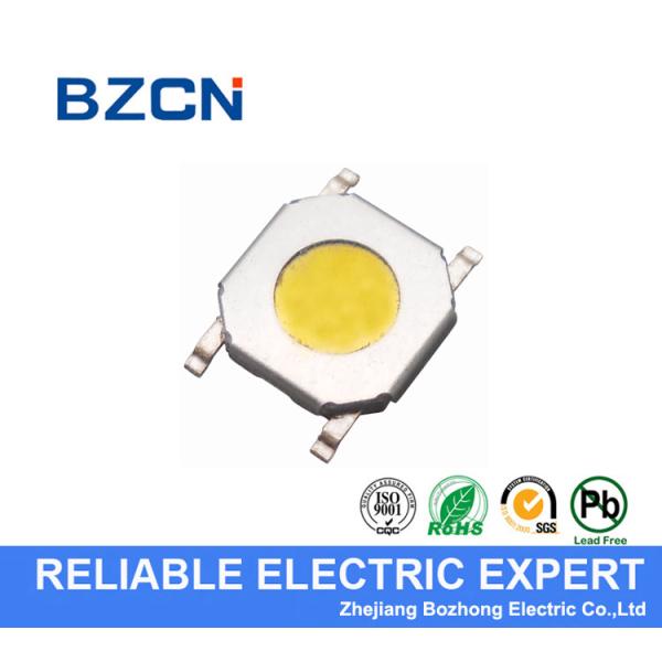Mini Metal Tactile Switch SMD Terminal Iron Cover Without Push Button 4 Pin