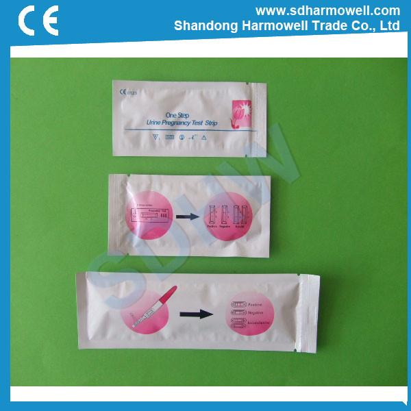 Hot sale one step rapid urine hcg pregnancy test with CE and FDA certification