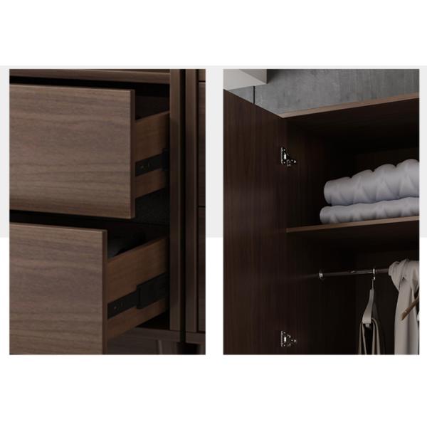 Walnut Color Hotel Room Cabinet