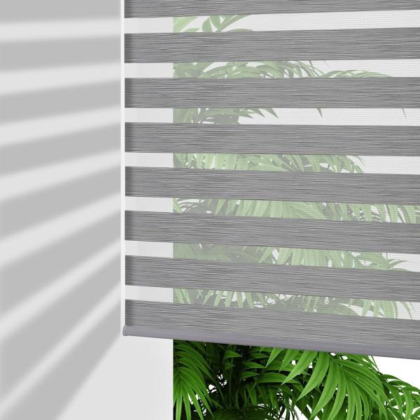 Light Filtering Roller Shades With Good Flatness Zebra Blinds Fabric