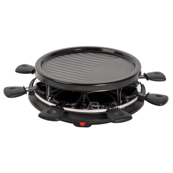Anbolife 1500W Electric Raclette Grill with Non-Stick Surface