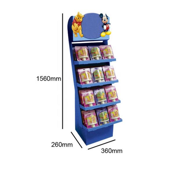 Corrugated Cardboard Display Stands / Custom Cardboard Floor Displays Advertisin