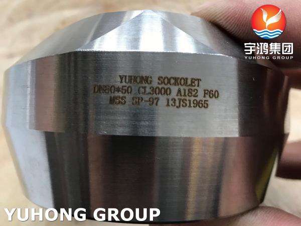 High-Temperature Stainless Steel Fitting ASTM A182 F60 Forged Olet MSS SP-97