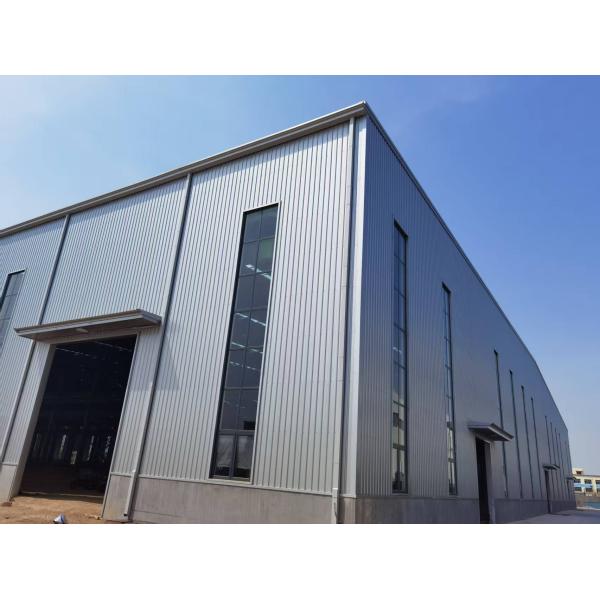 Industrial Warehouse: Large-Span Design for Machinery/Raw Material Storage