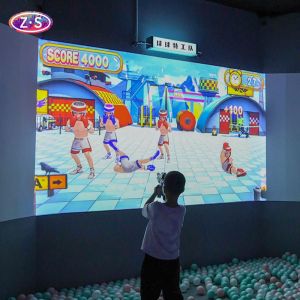 Magic Interactive Wall Projection Games Dynamic Immersive Ball-throwing Display