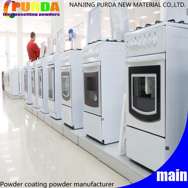 Decorative Polyester Epoxy Coating Metal Appliance Smooth / Matt Surface