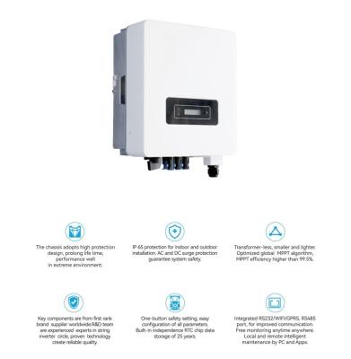 IP65 Solar Energy Storage System 3kW - 10kw Solar Hybrid Inverter