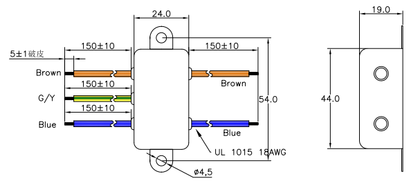 YB11E серия EMI фильтр 220V 6A однофазный фильтр питания для питания