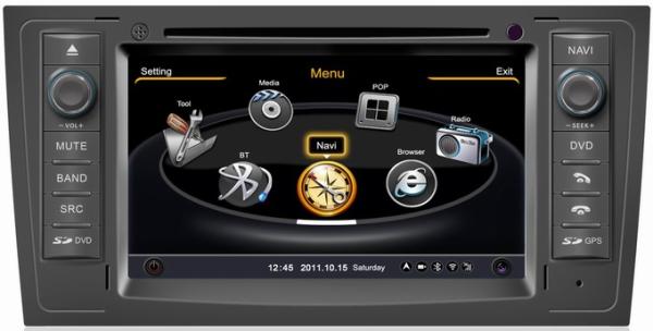 Ouchuangbo Audio Video RDS S100 Platform Audi A6(1997-2004) with Bluetooth TV iPod GPS Player 3G WiFi SWC OCB-102