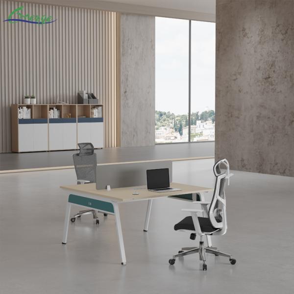 1200-1400L*1200-1600W*750H Mm Open Space Office Workstation with Modern Design and Adjustable Shelves
