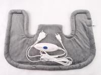 Pad de calefacción de cuello portátil con controlador desmontable de fibra de carbono