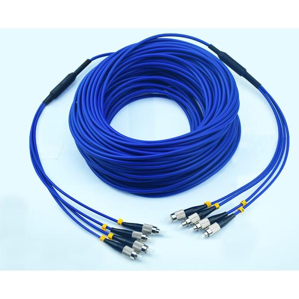 Гибкий провод оптического волокна дуплекса ОМ3 ЛК ЛК/бронированное волокно - оптический кабель