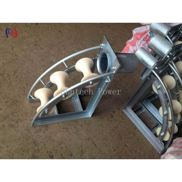 Cable Entrance Protection Roller with 80-200MM Tube Diameter for Reducing Cable Jacket Damage and 17-30KG Weight