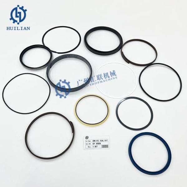 Excavator SANY Arm Boom Cylinder Seal Kit SY500 SY750 SY215C SY330H Bucket Cylinder Oil Seal Repair Seal for Excavator Spare Parts