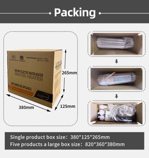 Custom Storage Instant Electric Water Heater 5500W / 6000W Save Energy
