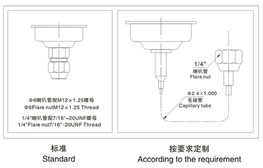 Переключатель давления компрессора воздуха AC 110V 220V для воздуха/жидкости рефрижерации фторида