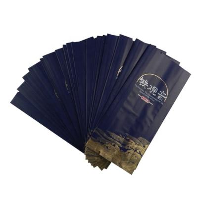 Reusable Moisture Proof Coffee Tea Packaging Three Side Sealed Custom Tea Bag Packaging