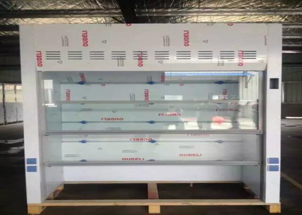 High Laboratory Exhaust Hood With PP Faucet And Sink  Fume Hood