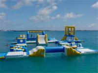 Lona flotante del PVC del parque del agua de Logo Printing Aqua Sports Inflatable