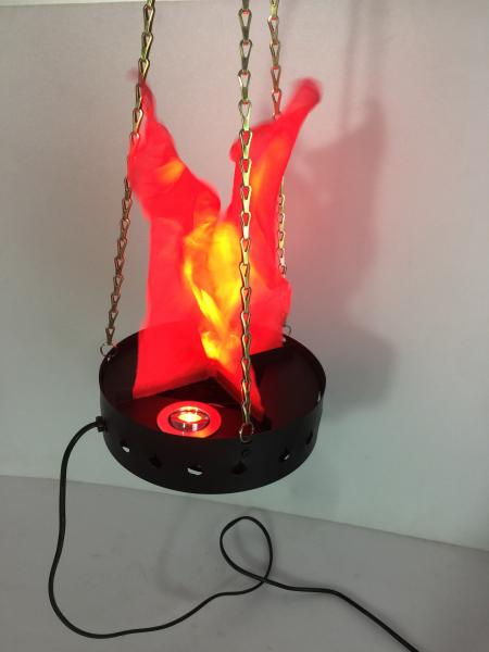red led silk   flame light with iron shell