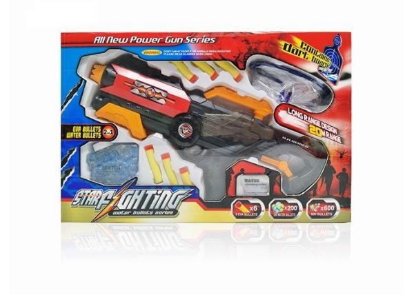 2 - In - 1 Powerful Shooting Gun Children's Play Toys W / 605 Water EVA Bullets