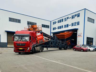 Ready Mix Concrete Mobile Batching Plant Small Elba  Central Mixer Machines