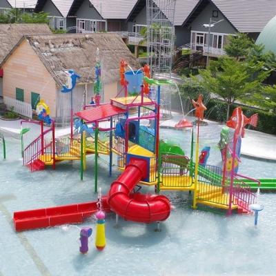 Fácil de instalar Equipamento de playground de água salpicada Resistente aos raios UV