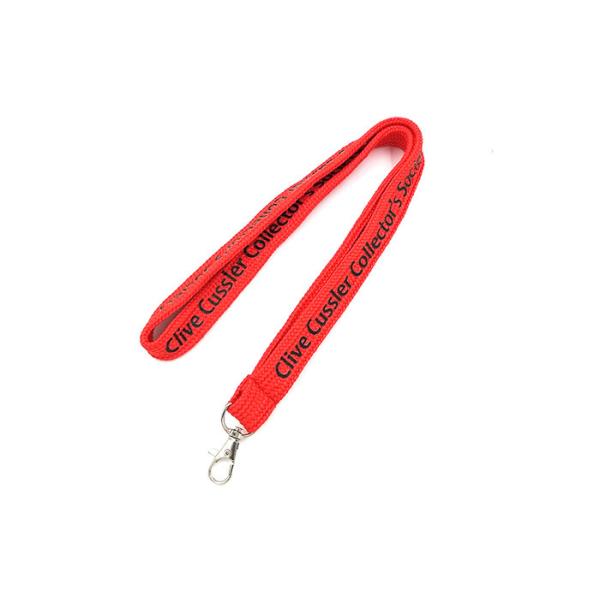 Personalized Advertising Custom Breakaway Lanyards , Flat Strap Custom School Lanyards