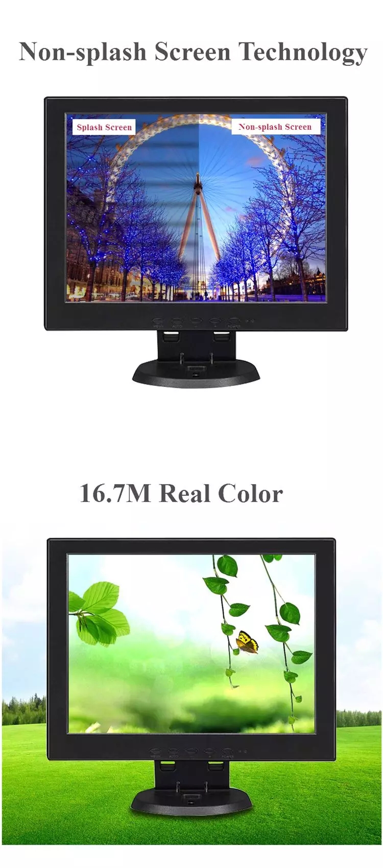10.4 дюймовый BNC LCD CCTV монитор