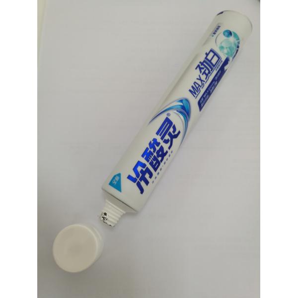 Diámetro de empaquetado 30 del tubo del apretón de Abl de la ronda de tubo de crema dental de la suave al tacto con el casquillo del top del tirón
