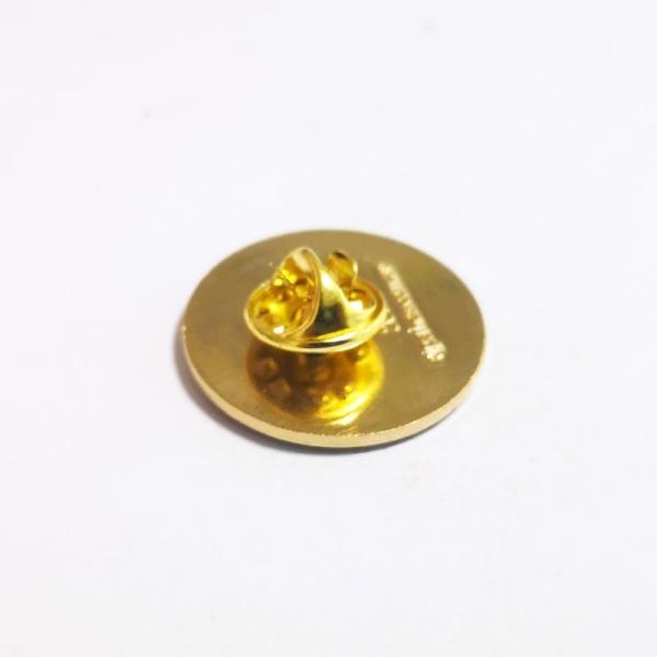 College Theme Epoxy Domed Custom Soft Enamel Pins With Gold Metal Clutch
