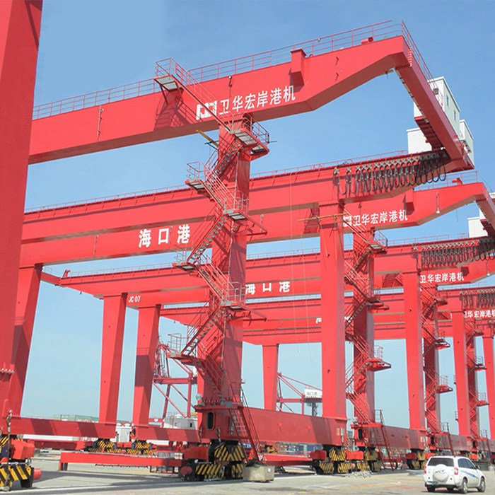 Contain Port Use RMG Rail Mounted Mobile Container Handling Gantry Crane