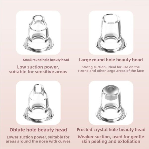 Mini Vacuum Blackhead Remover Pore Cleaner Deeply Extracts Dirt And Oil From Pores Helps Improve Enlarged Pores