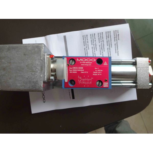 Moog Servo Valve with 6-250m3 Drive Mode 5 Days Delivery and 1A Rated Current for Industrial Applications