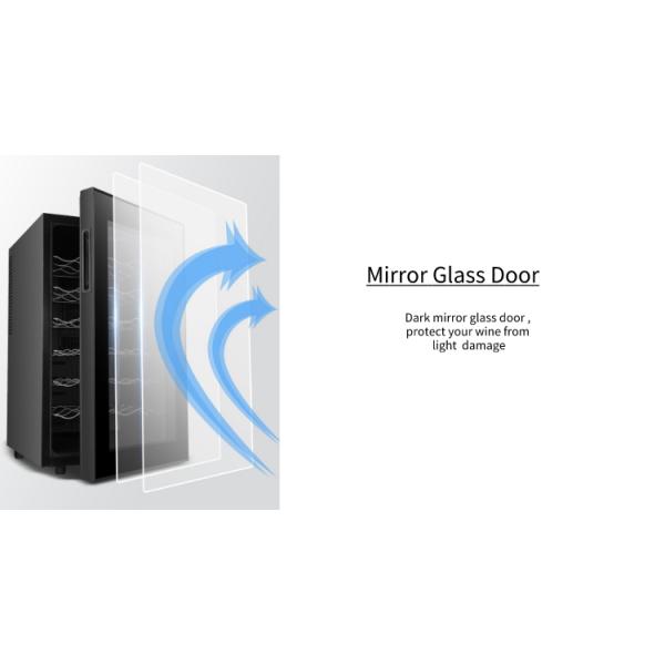 98L Hotel Freestanding Wine Refrigerator , Odorless Wine And Beverage Cooler