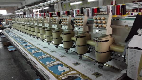 18 Heads Barudan Multi Needle Embroidery Machine Used BENSH-YN-18