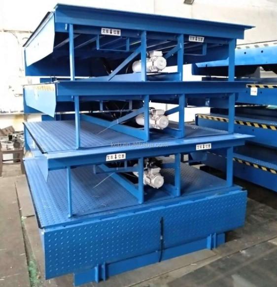 Chargement à haut rendement Niveleur de quai Puissance hydraulique Un entrepôt Conteneur mobile