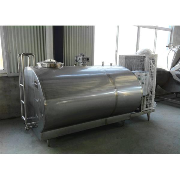 KQ3000L R22 404A Fresh Milk Holding Tank With Refrigerating Machine FDA Certified
