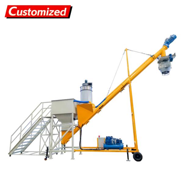 Custom Mobile Loader Cement Filling Automatic Silo Feeding System Auger Screw Conveyor Auger Screw Conveyor Feeder